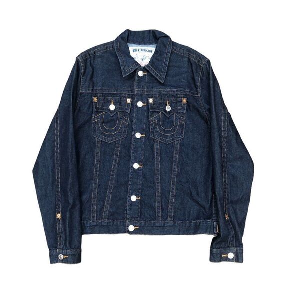 Vintage True Religion Jean Jacket Medium Trucker Jacket - Picture 1 of 13